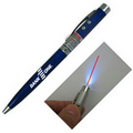 Blue Light Up Pen/ Laser Pointer & LED Flashlight